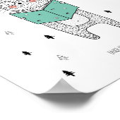 ベビー プリント, 私に物語を読んで, ウサギのイラスト ポスター (角)