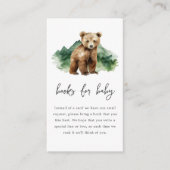 ベビー | ベアーキュブベビーシャワー エンクロージャーカード (正面)