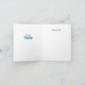 ベビー・ベアーズ |男の赤ちゃんシャワー サンキューカード (内部)