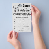 ベビー |ベビーシャワーゲームカード チラシ (ハンドル)