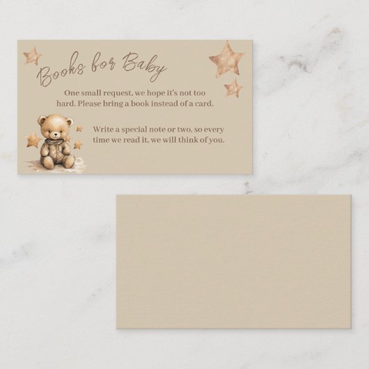 ベビー |ベビーシャワー招待状カード エンクロージャーカード (正面/裏面)