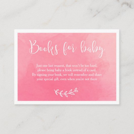 ベビー | ベビーシャワー招待状挿入 エンクロージャーカード (正面)