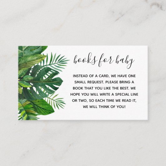 ベビー |ベビーシャワー招待状挿入 エンクロージャーカード (正面)