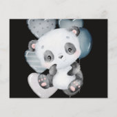 ベビー |ベビーパンダ |赤ちゃんシャワーカード チラシ (裏面)