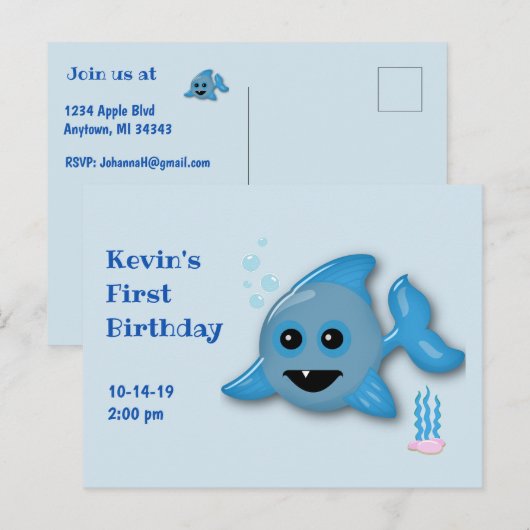 ベビー ポストカード (正面/裏面)