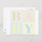 ベビー ポストカード (正面/裏面)