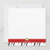 ベビー+ママゼブラベビーシャワー 招待状 (裏面)