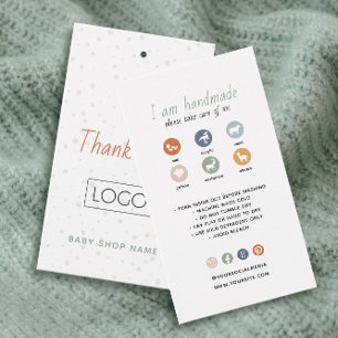 ベビー ミニマリスト ブランド名 アパレル ハングタグ