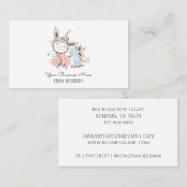 ベビー&ユニコーンチャイルドケアナニーベビーシッター 名刺 (正面/裏面)