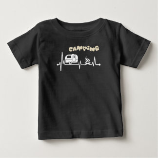 ベビー ユニセックスTシャツ キャンピング ベビーTシャツ
