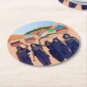 ベビー ラウンドペーパーコースター (アングル)