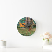 ベビー ラウンド壁時計 (ホーム)