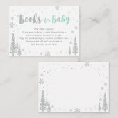 ベビー、リクエスト、ベビーシャワー活動用の本 エンクロージャーカード (正面/裏面)
