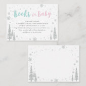 ベビー、リクエスト、ベビーシャワー活動用の本 エンクロージャーカード (正面/裏面)