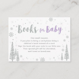 ベビー、リクエスト、ベビーシャワー活動用の本 エンクロージャーカード