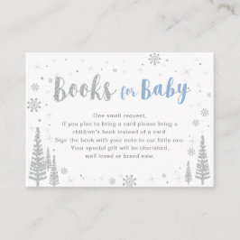 ベビー、リクエスト、ベビーシャワー活動用の本 エンクロージャーカード