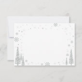 ベビー、リクエスト、ベビーシャワー活動用の本 招待状 (裏面)