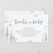 ベビー、リクエスト、ベビーシャワー活動用の本 招待状 (正面/裏面)