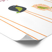 ベビー リトル バード  ウォール アート ポスター (角)