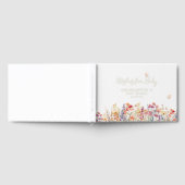 ベビー!ワイルドフラワーゲストブック ゲストブック (全面)