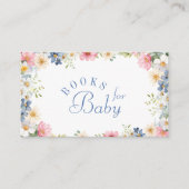 ベビー!ワイルドフラワー赤ちゃんシャワー エンクロージャーカード (正面)