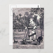 「ベビー」ヴィンテージブックイラストレーション ポストカード (正面/裏面)