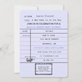 ベビー··ヴィンテージ·カ男女兼用ード·シャワー 招待状