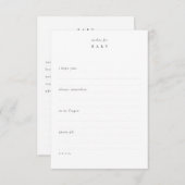 ベビー+予測|シャワーの保存 ノートカード (正面/裏面)