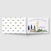 ベビー | 冒険は赤ん坊のシャワーを始める ゲストブック (全面)