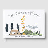 ベビー | 冒険は赤ん坊のシャワーを始める ゲストブック (正面)