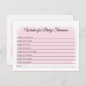 ベビー、冬のベビーシャワー、任意の色を希望 ポストカード (正面/裏面)