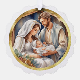 ベビー |出生ホリデーカード オーナメントカード