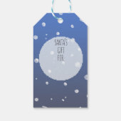 ベビー、外は寒い – クリスマスギフトタグ ギフトタグ (裏面)