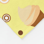 ベビー、子供と大人のためのカップケーキ毛布 フリースブランケット (角)