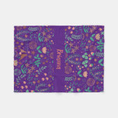 ベビー、子供と大人のためのチャピー鳥の毛布 フリースブランケット (正面(横))