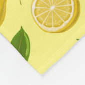 ベビー、子供、大人のためのゼスティのレモン毛布 フリースブランケット (角)