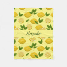 ベビー、子供、大人のためのゼスティのレモン毛布