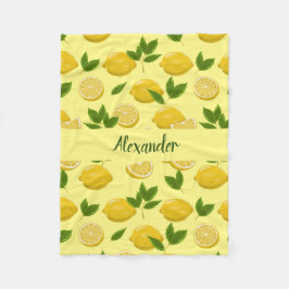 ベビー、子供、大人のためのゼスティのレモン毛布 フリースブランケット