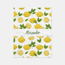 ベビー、子供、大人のためのゼスティのレモン毛布