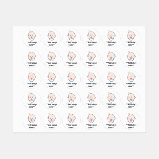 ベビー/子名ラベル ラベル (シート)