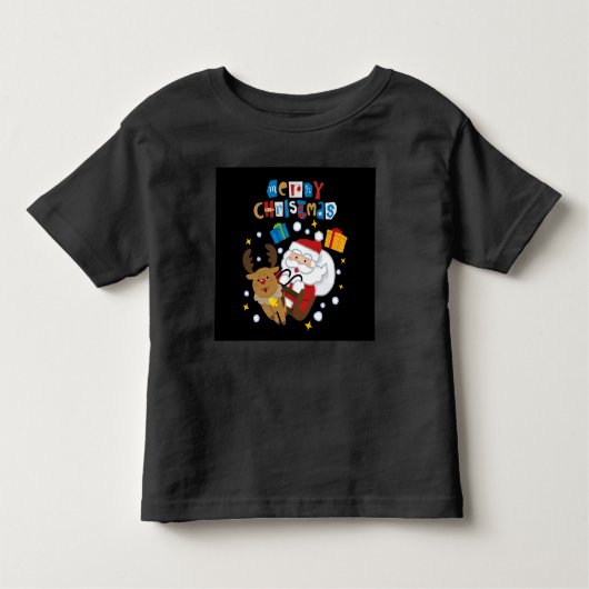 ベビー/幼児のクリスマスTシャツ トドラーTシャツ (正面)