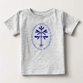 ベビー/幼児用ボディスーツまたはティー、青いサプリング無地のリング ベビーTシャツ