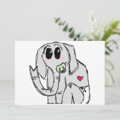 ベビー 招待状 (スタンド正面)