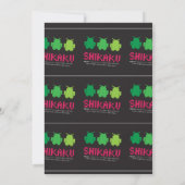 ベビー 招待状 (裏面)