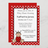 ベビー 招待状 (正面/裏面)