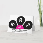 ベビー-挨拶状--を持っていることのためのお祝い カード (裏面)