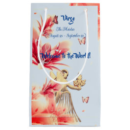 ベビー《星座》乙女座ザヴァージン（8月 – 9月22日） スモールペーパーバッグ