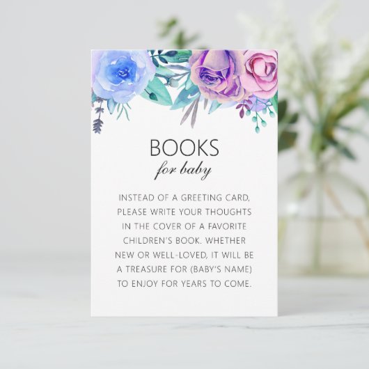 ベビー。書籍要求を持って来い。フローラ エンクロージャーカード (スタンド正面)