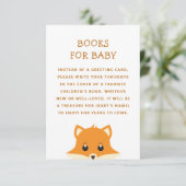 ベビー。書籍要求キツネ動物 エンクロージャーカード (スタンド正面)