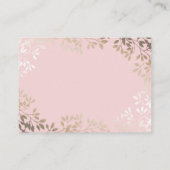 ベビー |本を少し持って来て エンクロージャーカード (裏面)